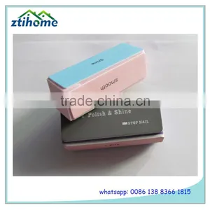 Top Quality Disposable Manicure Sets 4 Sided Nail Buffer Block thumbnail-1