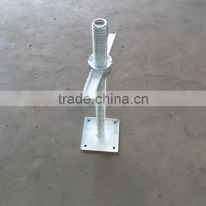 Construction Scaffolding Adjustable Pipe Screw Jack Base thumbnail-5