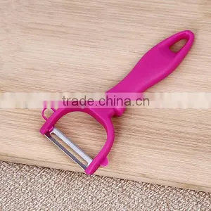 Hot Pink Stainless Steel Kitchen Potato Grater Peeler thumbnail-4