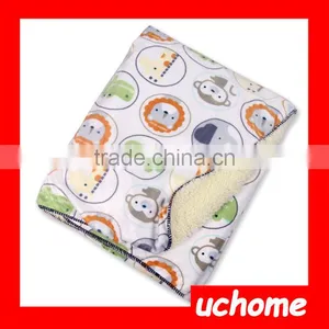 UCHOME Newborn Baby Blanket/Baby Outdoor Blanket/Soft Plush Infant Blanket thumbnail-2