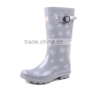 High Tube Rubber Rain Boots Wholesale thumbnail-1