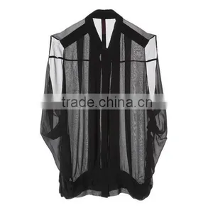 Modern High Quality Fashion New Design Womtop Fashion Dolman Sleeve Blouses thumbnail-3