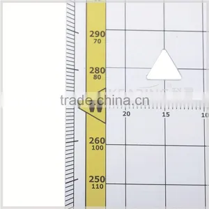 Chinese Manufactuere OEM Small Plastic PVC Flexible Square Protractor # KPP-6 thumbnail-3