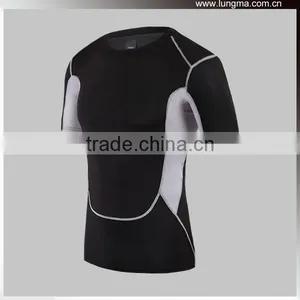 Short Sleeve 3D Full Sublimated Breathable Mesh Compression Shirt Tops and Bottoms,Printed Seamless Shoyoroll Rash Guard thumbnail-3