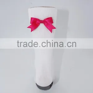 Wholesale Children Girl Knee High Socks With Bow thumbnail-3