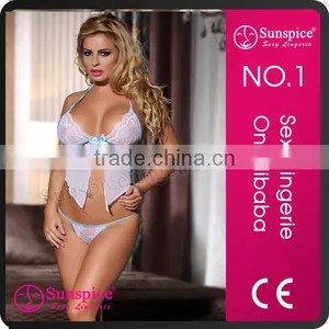 Bow Detail in Front and Butterfly Show Back Ladies Sexy Inner Wear Underwear thumbnail-1