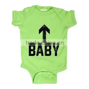 Screenprinted Infant Girls Rompers,custom Cotton Baby Rompers Wholesale thumbnail-3