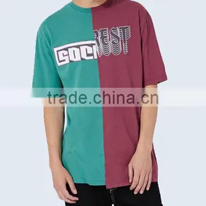 Custom Latest Men Asymmetric Personality Trend T - Shirts thumbnail-2