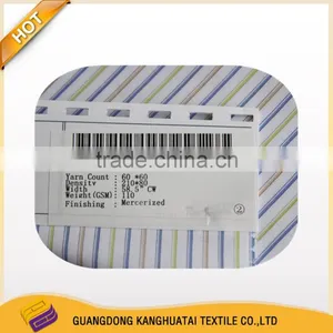 Factory Price 100% Cotton Yarn Dyed Stripe Mercerized thumbnail-1