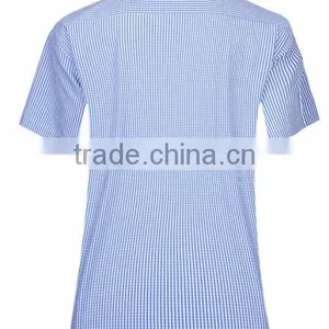 2017 Spring Lastest Plaid Short Sleeve Shirt thumbnail-4