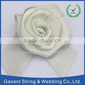 Wedding Decoration Flower White Ribbon Rosette thumbnail-1