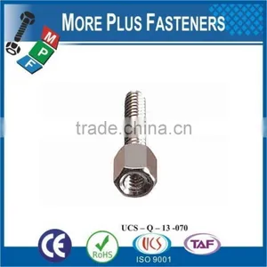 Made in Taiwan Brass Stainless Steel Diameter Captive Threaded Hexagon Standoff Nut thumbnail-4