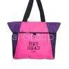 Cute Pink Recycled 600D Polyester Non-Woven Shopping Bag for Grocery OEM thumbnail-1
