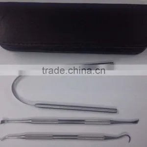 Premium Stainless Steel Tongue Cleaner With Dental Scalar/ Tongue Scraper/ Tarter Scraper and Sickle Scalar thumbnail-1