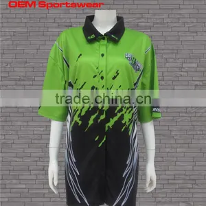 Short Sleeve Blue Dye Sublimation Mesh Motocross Jerseys thumbnail-5