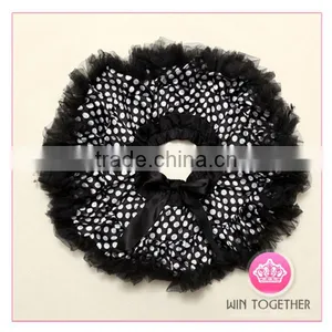 Black and White Pettiskirt Womens Polka Dot Pettiskirt thumbnail-4
