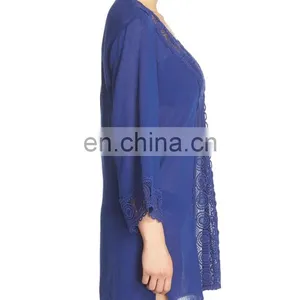 C5 V-Neck Beach Tunic Kaftan Cover Ups thumbnail-3
