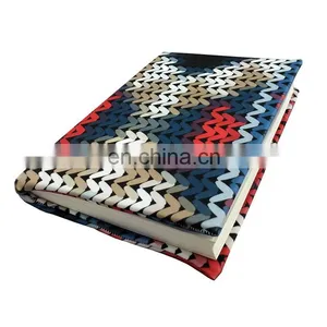 Elastic Lyca Full Color Printed Removable Fabric Book Cover thumbnail-1