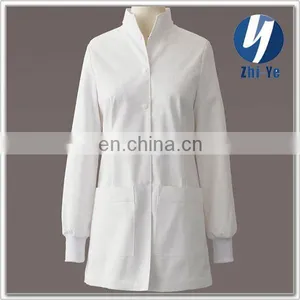 Hospital Use Uniform White Fashion Lab Coat thumbnail-1