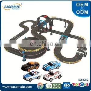 Hot Sale Railcar Series Plastic Track Toys Car With Hand Generator thumbnail-1
