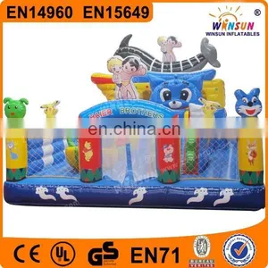 New Giant Used Inflatable Kids Outdoor Playground Items thumbnail-1