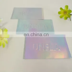Self-adhesive Removable Radium Laser Sticker Stress Convex Sticker Customized thumbnail-6