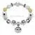 2017 New Silver Droplet Silver Bead Love Letter Bracelet Bangles thumbnail-1
