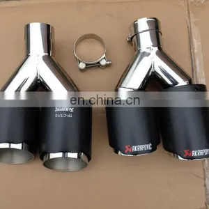 Newest Carbon Fiber Muffler Pipe Exhaust Muffler Tip thumbnail-2