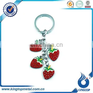 Custom Strawberry Keychain thumbnail-1