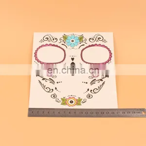 Halloween Decoration Costume Face Tattoo Sticker for Horror Cosplay Halloween Party thumbnail-1