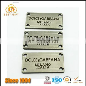 Guangdong Factory Wholesale Custom Cheap Hardware Bag Accessories Metal Logo Plate With Clutch thumbnail-4
