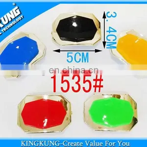 Colorful Bowknot of Ladies Pvc Shoe Flower thumbnail-5