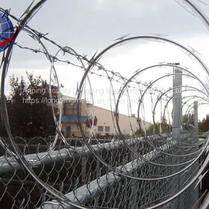 Galvanized Razor Barbed Wire Concertina Wire Coil thumbnail-3