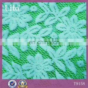100%polyester Material 58/60"width Lace Fabric thumbnail-4