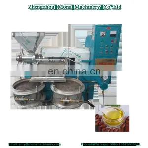 Olives Mustard/soybean/rapeseed/sunflower Seed Automatic Feeding Oil Expeller thumbnail-1