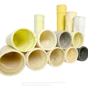 Shanghai Zhejiang Jiangsu Steel Cement Plant Dust Air Filter Origin Fiber PE Polyester Dust Collector Filter Bag thumbnail-1