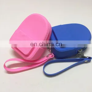 Women'Promotion Gift Silicone Coin Bag Young Ladies Wallet Creative Small Backpack Coin Purse thumbnail-6