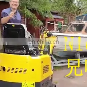 Trencher Minibagger China Import Xn12 1.2 Ton Mini Excavator Digger With CE for Sale thumbnail-1