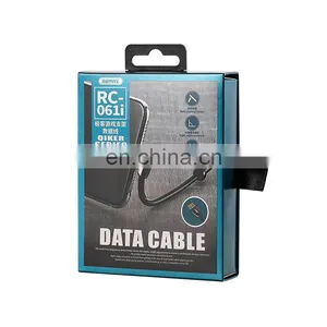 Remax Qiker Series RC-061i 1.2M High-hardness Metal Shell Special Games Multi-function Data Nylon Phone Right Angle Usb Cable thumbnail-2
