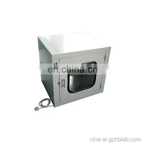 304 Stainless Steel Electronic Interlock Pass Through Box/ Transfer Box for Clean Room thumbnail-1
