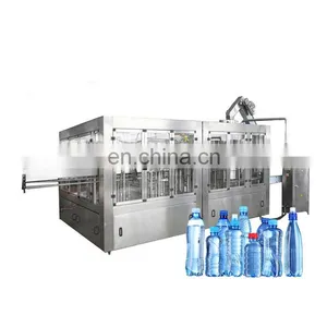 3-in-1 Bottle Washing Filling Capping Machine / Mineral Water Bottling Plant thumbnail-2