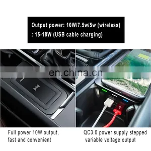 Wireless Charger Car Mount for Auto qi Wireless Car Charger Smart Sensor Car Wireless Charger for Volvo NEW 60/90 Series thumbnail-5