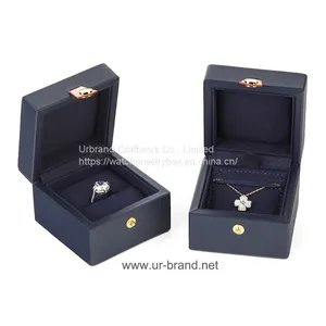 Jewelry Packaging Box Princess Proposal Wedding Ring Box Necklace Box Pendant Box Custom Logo thumbnail-4