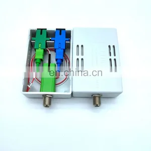 Hot Sale Indoor Toslink Shutter Transmitter tv Ftth Pon Wdm Catv Optical Receiver thumbnail-1