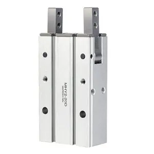 SMC Standard 180 Degree Angular Style Double Acting MHY2-20D Pneumatic Cylinder Air Gripper thumbnail-1