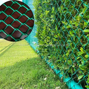 Chain Link Fence Chainlink Fence Chain-link Chainlinkfencing Security Fence Green Vinyl PVC Coated Commercial Fecne Industrial Fence Residential Fence thumbnail-1