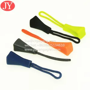 Luggage Accessories Hot Selling PVC Zipper Pull Rubber ZIP Pullers Zipper Slider Cords thumbnail-2