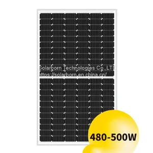 500W Mono Solar Panel With 132 Pieces Solar Cells thumbnail-1
