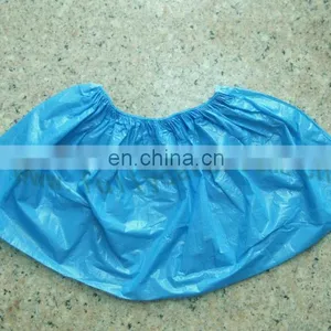 Biodegradable CPE Plastic Blue Shoe Cover thumbnail-4