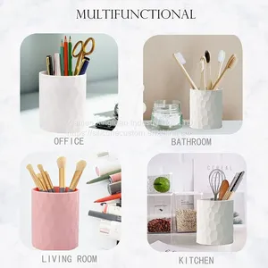 Silicone Pencil Holder for Desk Simple&Modern Makeup Organizer Multifunctional Office Supplies thumbnail-3